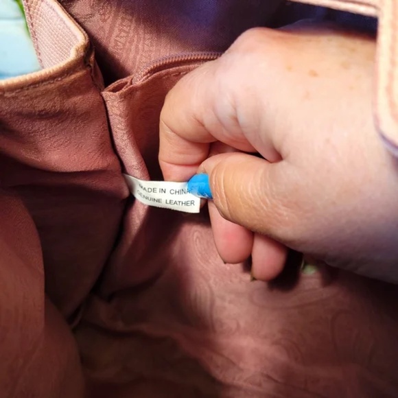 Vintage Lord & Taylor Reptile Pattern Leather Bag - Picture 12 of 15